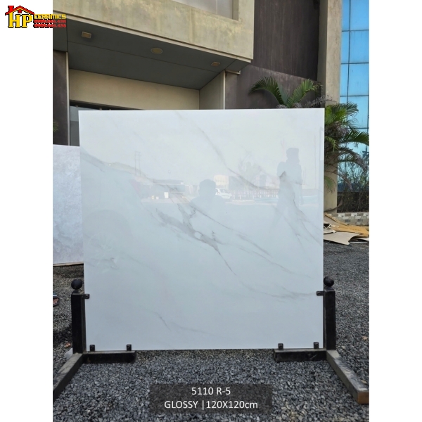 GẠCH LÁT NỀN 120X120 TRẮNG VÂN KHÓI 5110 CAO CẤP GIÁ RẺ