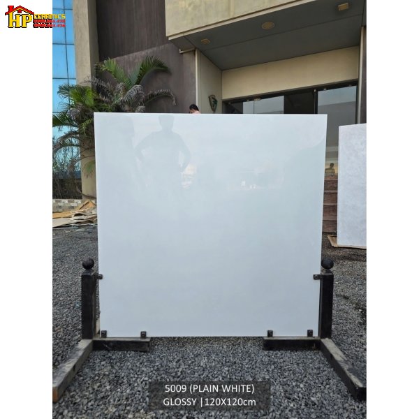 GẠCH LÁT NỀN 120X120 TRẮNG TRƠN 5009 CAO CẤP GIÁ RẺ