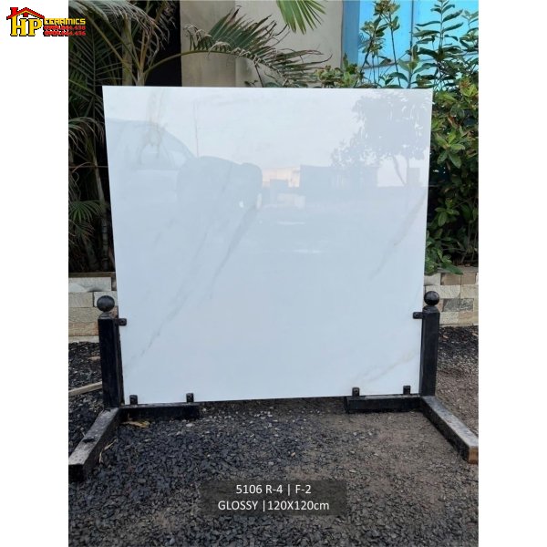 GẠCH LÁT NỀN 120X120 TRẮNG VÂN KHÓI 5106 CAO CẤP GIÁ RẺ