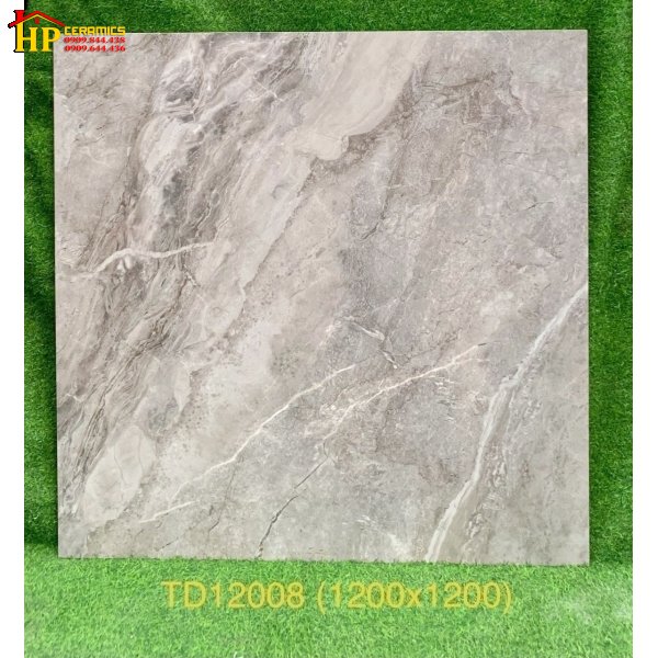 GẠCH LÁT NỀN 120X120 VÂN ĐÁ MARBLE XÁM 12008 CAO CẤP GIÁ RẺ