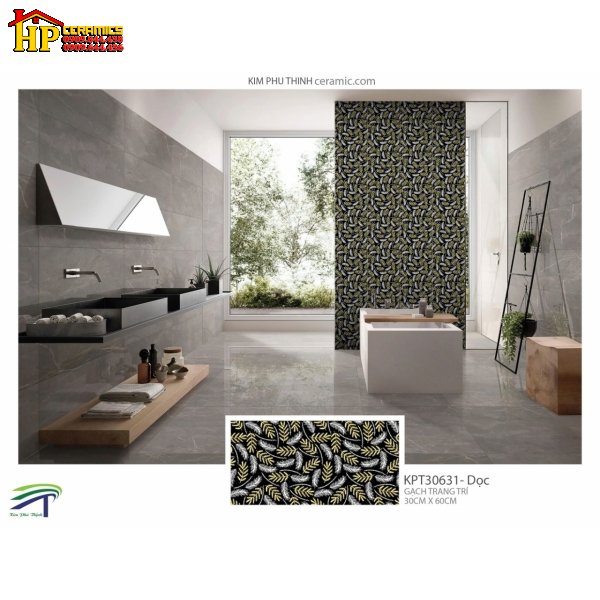 GẠCH ỐP TƯỜNG 30X60 ĐIỂM LÁ CÂY 30631 CAO CẤP GIÁ RẺ