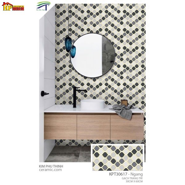 GẠCH ỐP TƯỜNG 300X600 TRANG TRÍ CA RÔ NHỎ 30617 CAO CẤP GIÁ RẺ