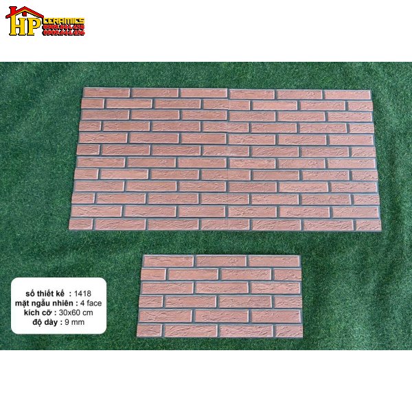 GẠCH TRANG TRÍ 30X60 GIẢ CỔ NÂU ĐỎ 1418 CAO CẤP GIÁ RẺ