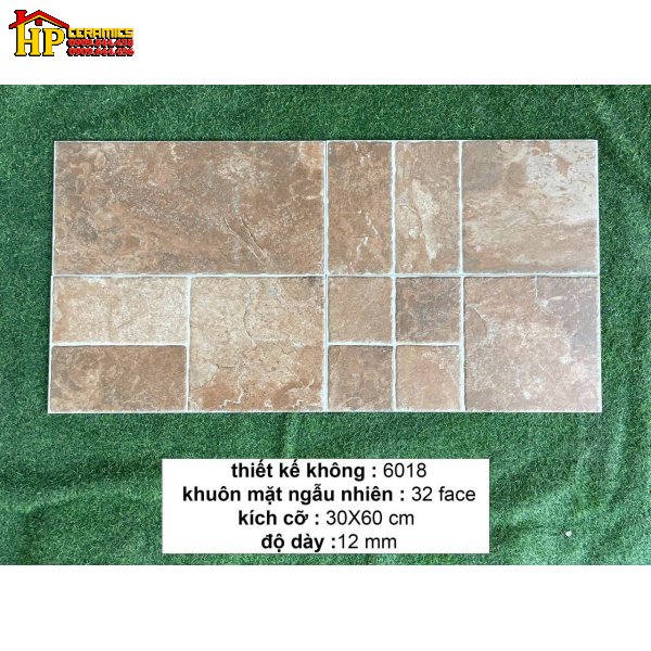 GẠCH TRANG TRÍ 300X600 GIẢ CỔ NÂU ĐẤT SÉT 6018 CAO CẤP GIÁ RẺ