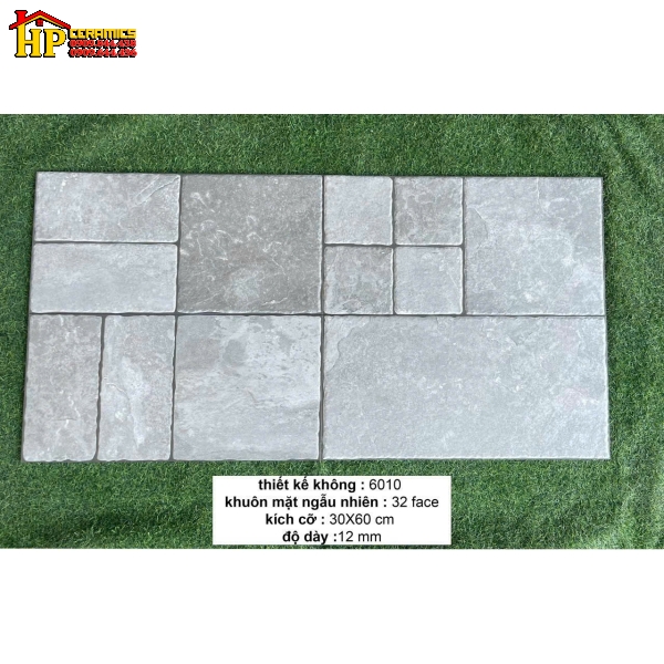 GẠCH TRANG TRÍ 30X60 GIẢ CỔ XÁM 6010 CAO CẤP GIÁ RẺ