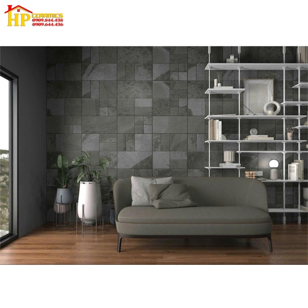 GẠCH TRANG TRÍ 30X60 GIẢ CỔ XÁM ĐẬM 6014 CAO CẤP GIÁ RẺ