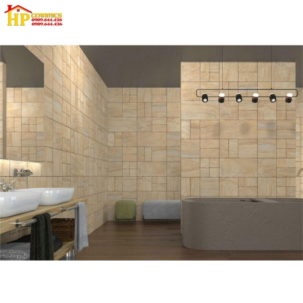 GẠCH TRANG TRÍ 300X600 GIẢ CỔ VÀNG KEM 6015 CAO CẤP GIÁ RẺ