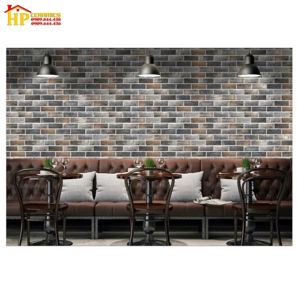GẠCH TRANG TRÍ 30X60 XÂY GẠCH XÁM NÂU 1561 CAO CẤP GIÁ RẺ