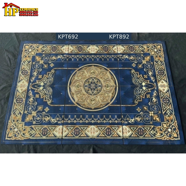 GẠCH THÀM TRANG TRÍ XANH DƯƠNG 892 CAO CẤP GIÁ RẺ