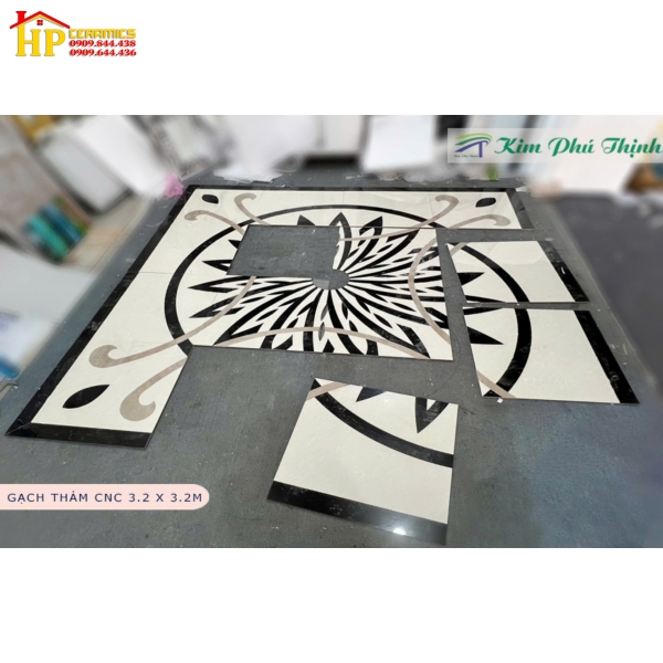 GẠCH THẢM CNC CẮT THEO YÊU CẦU 06 CAO CẤP GIÁ RẺ