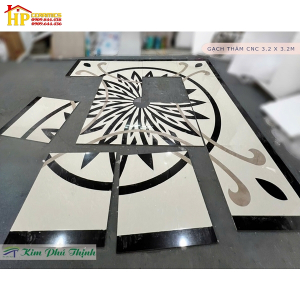 GẠCH THẢM CNC CẮT THEO YÊU CẦU 06 CAO CẤP GIÁ RẺ