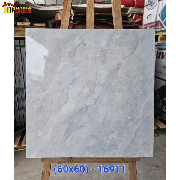 GẠCH LÁT NỀN 60X60 VÂN ĐÁ MABLE XÁM 16911 CAO CẤP GIÁ RẺ
