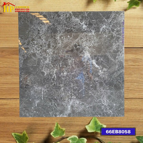 GẠCH LÁT NỀN 60X60 VÂN ĐÁ XÁM 8058 CAO CẤP GIÁ RẺ