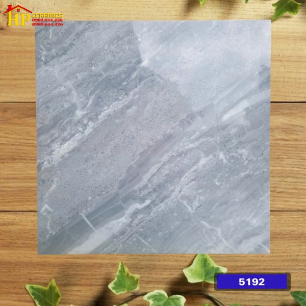 GẠCH LÁT NỀN 60X60 VÂN ĐÁ XÁM XÉO 5192 CAO CẤP GIÁ RẺ