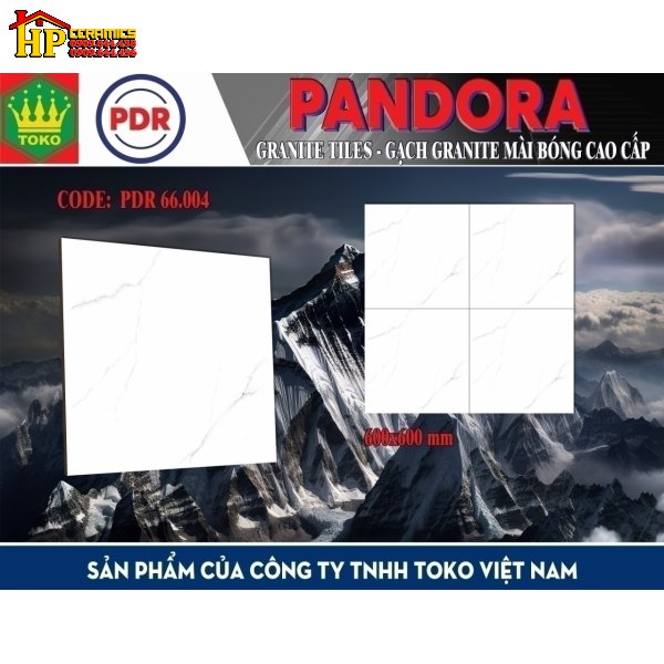GẠCH LÁT NỀN 60X60 TRẮNG VÂN KHÓI 66004 CAO CẤP GIÁ RẺ