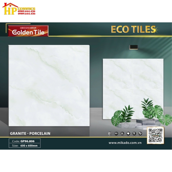 GẠCH LÁT NỀN 60X60 VÂN ĐÁ XANH 806 CAO CẤP GIÁ RẺ