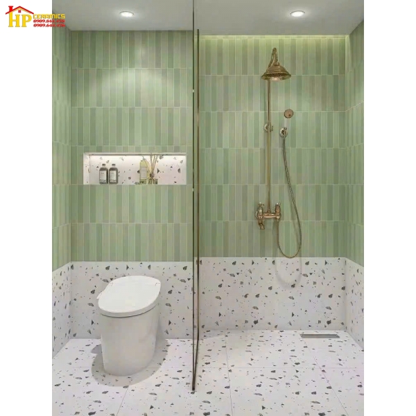 GẠCH TRANG TRÍ 30X60 Ô CHỮ NHẬT NHỎ XANH NGỌC 3613 CAO CẤP GIÁ RẺ