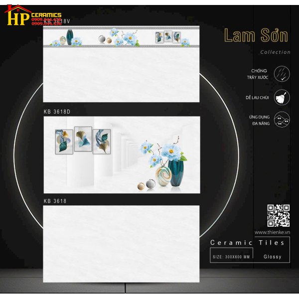 GẠCH ỐP TƯỜNG 30X60 VÂN ĐÁ XÁM ĐẬM LỢT ĐIỂM BÔNG 36018 CAO CẤP GIÁ RẺ