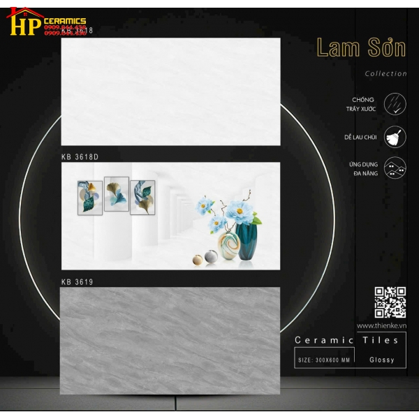 GẠCH ỐP TƯỜNG 30X60 VÂN ĐÁ XÁM ĐẬM LỢT ĐIỂM BÔNG 36018 CAO CẤP GIÁ RẺ