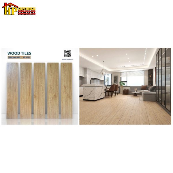 GẠCH LÁT NỀN 20X100 VÂN GỖ NÂU 2073 CAO CẤP GIÁ RẺ