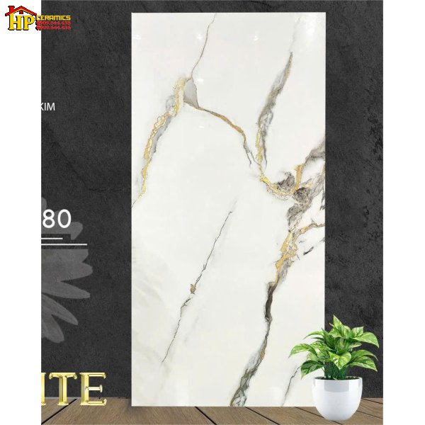 GẠCH LÁT NỀN 60X120 TRẮNG VÂN ĐÁ KHẮC KIM 126680 CAO CẤP GIÁ RẺ