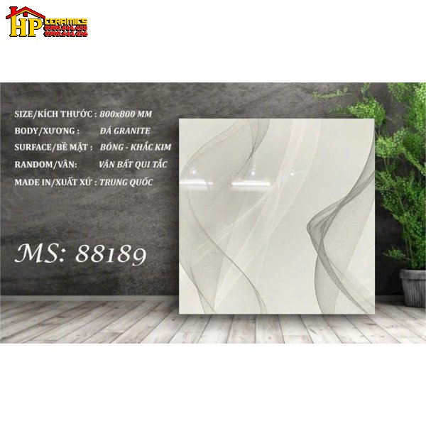 GẠCH LÁT NỀN 80X80 VÂN GỢN SÓNG KHẮC KIM 88189 CAO CẤP GIÁ RẺ