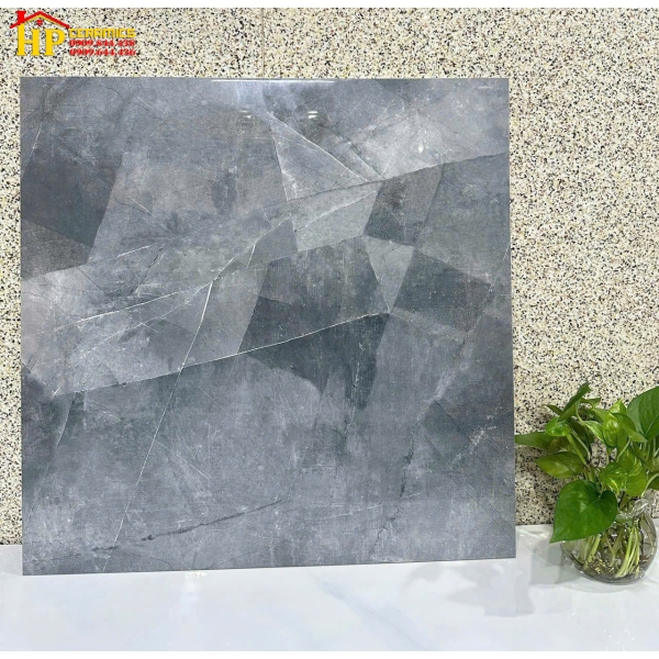 GẠCH LÁT NỀN 60X60 VÂN ĐÁ MARBLE XÁM ĐẬM 6188 CAO CẤP GIÁ RẺ