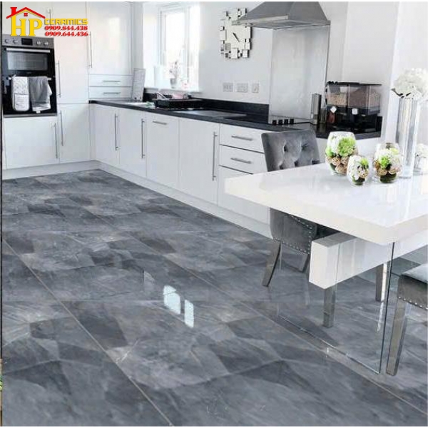 GẠCH LÁT NỀN 60X60 VÂN ĐÁ MARBLE XÁM ĐẬM 6188 CAO CẤP GIÁ RẺ