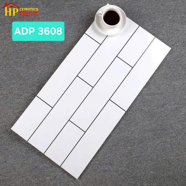 GẠCH TRANG TRÍ 30X60 Ô CHỮ NHẬT XÂY GẠCH TRẮNG 3608 CAO CẤP GIÁ RẺ