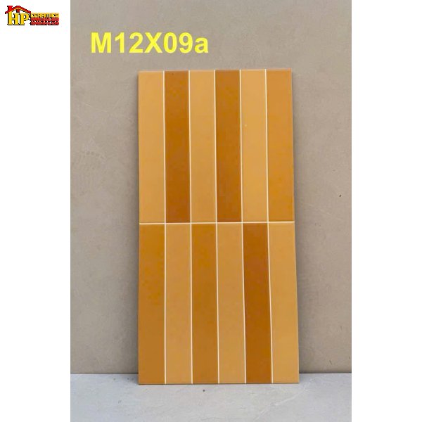 GẠCH TRANG TRÍ 30X60 12 Ô CHỮ NHẬT NÂU KEM M12X09A CAO CẤP GIÁ RẺ