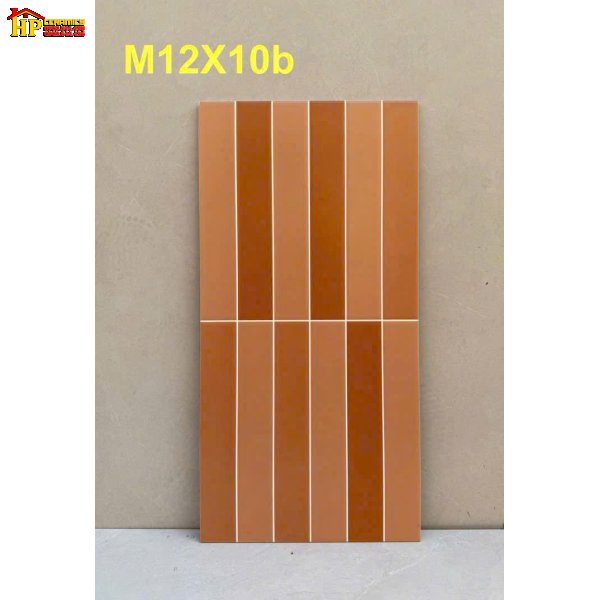 GẠCH TRANG TRÍ 30X60 12 Ô CHỮ NHẬT NÂU ĐẬM 3 MÀU M12X10B CAO CẤP GIÁ RẺ
