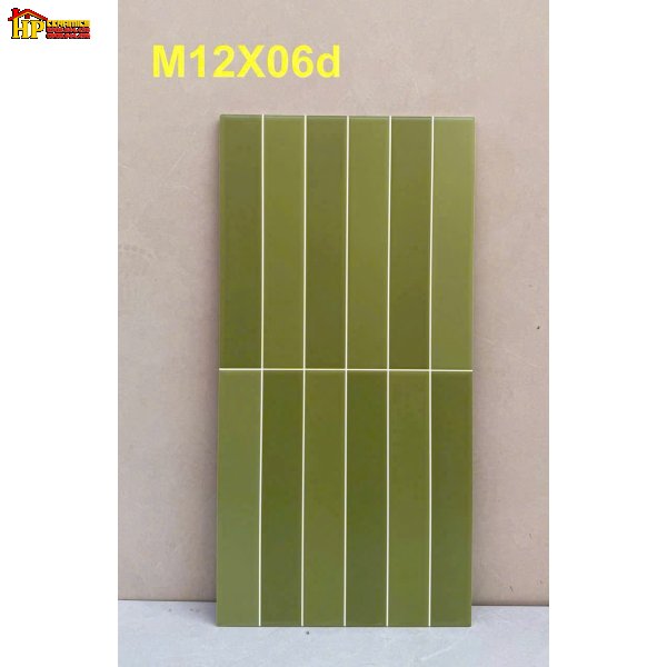 GẠCH TRANG TRÍ 30X60 12 Ô CHỮ NHẬT XANH ĐẬM LỢT 12X06D CAO CẤP GIÁ RẺ