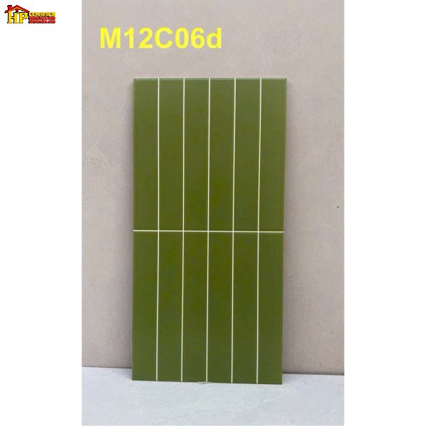 GẠCH TRANG TRÍ 30X60 12 Ô CHỮ NHẬT XANH LỤC M12C06D CAO CẤP GIÁ RẺ