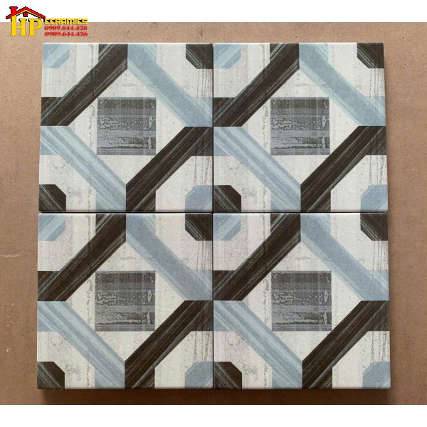GẠCH BÔNG 20X20 HOA VĂN HÌNH THÔI GHÉP CỔ XƯA CAO CẤP GIÁ RẺ