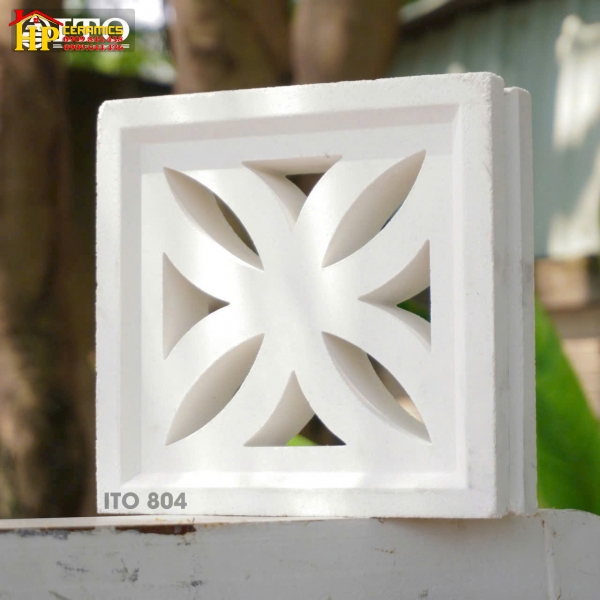 GẠCH BÔNG GIÓ 20X20 TRANG TRÍ HOA VĂN CÁNH HOA 804 CAO CẤP GIÁ RẺ