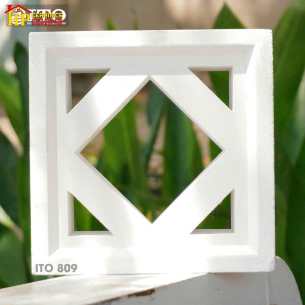 GẠCH BÔNG GIÓ 20X20 TRANG TRÍ HOA VĂN VUÔNG 809 CAO CẤP GIÁ RẺ