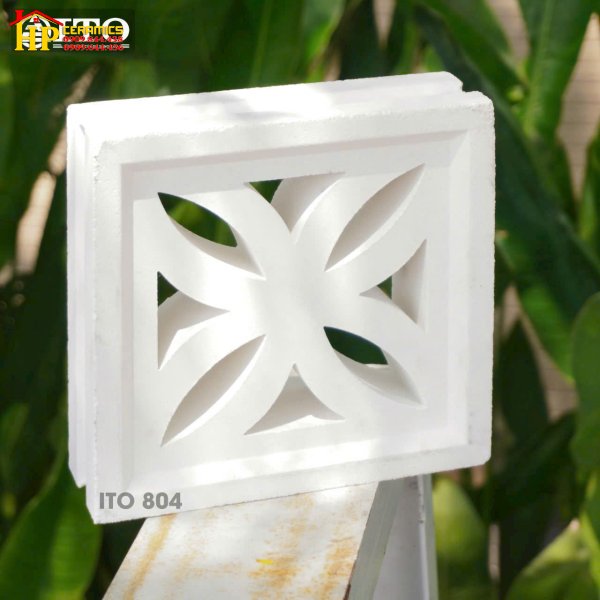 GẠCH BÔNG GIÓ 20X20 TRANG TRÍ HOA VĂN CÁNH HOA 804 CAO CẤP GIÁ RẺ
