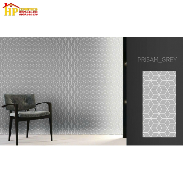GẠCH TRANG TRÍ 30X60 HOA VĂN LỤC GIÁC GHÉP XÁM 39301 CAO CẤP GIÁ RẺ