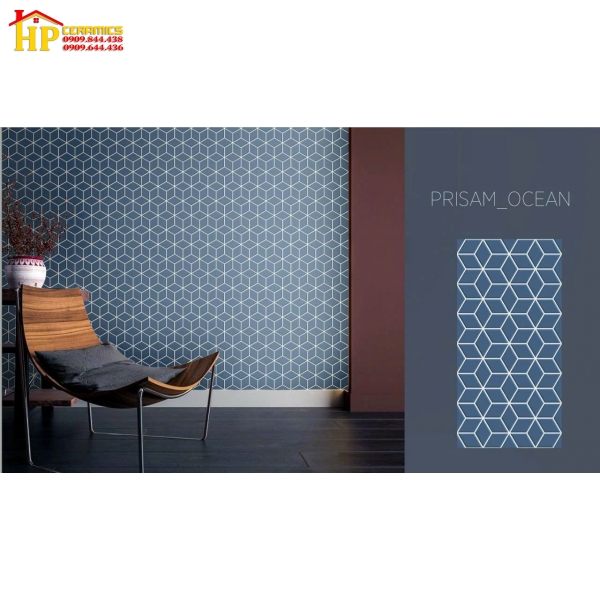 GẠCH TRANG TRÍ 30X60 HOA VĂN LỤC GIÁC NHỎ XANH 39303 CAO CẤP GIÁ RẺ