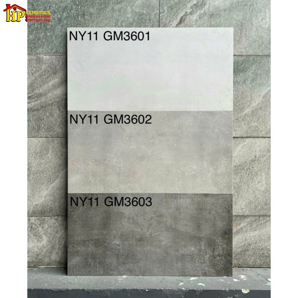 GẠCH ỐP TƯỜNG 30X60 VÂN XÁM XI MĂNG 3 TONE ĐẬM LỢT NY11 CAO CẤP GIÁ RẺ