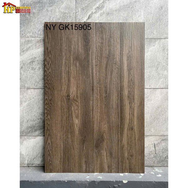 GẠCH GIẢ GỖ 15X90 VÂN GỖ NÂU ÓC CHÓ GK15905 CAO CẤP GIÁ RẺ