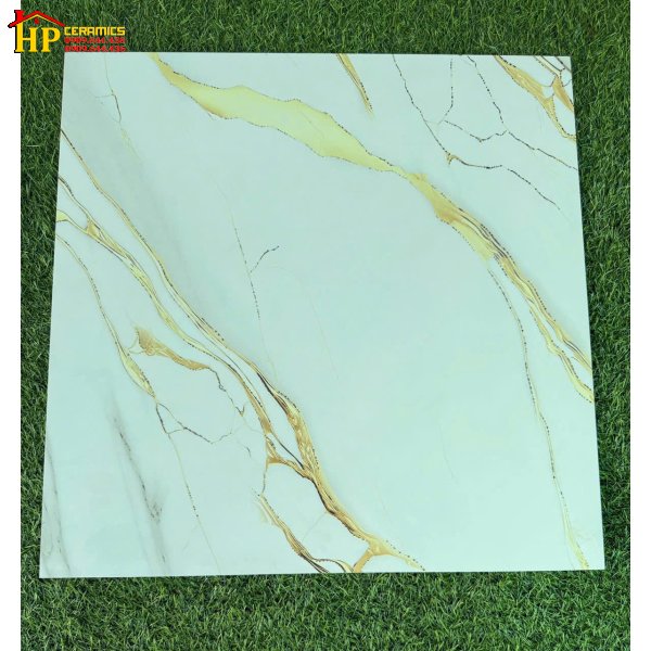 GẠCH LÁT NỀN 60X60 TRẮNG VÂN KHÓI KHẮC KIM CHỈ VÀNG CAO CẤP GIÁ RẺ