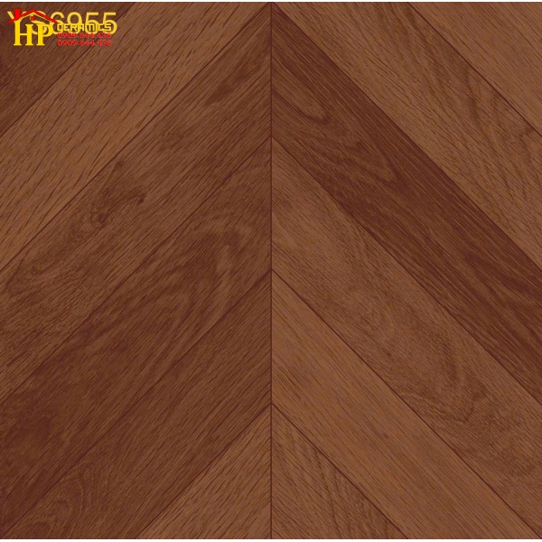 GẠCH LÁT NỀN 60X60 VÂN GỖ XƯƠNG CÁ NÂU 6955 CAO CẤP GIÁ RẺ