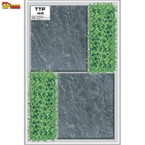 GẠCH LÁT SÂN 40X60 VÂN ĐÁ XÁM GHÉP CỎ 4606 CAO CẤP GIÁ RẺ
