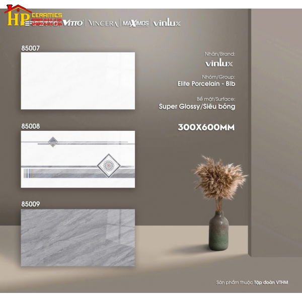 GẠCH ỐP TƯỜNG 30X60 VÂN ĐÁ XÁM ĐẬM LỢT ĐIỂM CÁ TÍNH SIÊU BÓNG 85007 CAO CẤP GIÁ RẺ