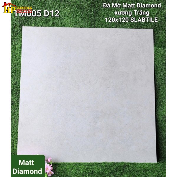 GẠCH LÁT NỀN 120X120 VÂN ĐÁ XÁM TRẮNG TM005D12 CAO CẤP GIÁ RẺ