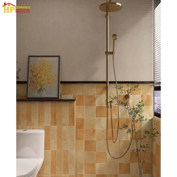 GẠCH TRANG TRÍ 30X60 Ô VUÔNG LOANG ĐỎ 36Y02F CAO CẤP GIÁ RẺ