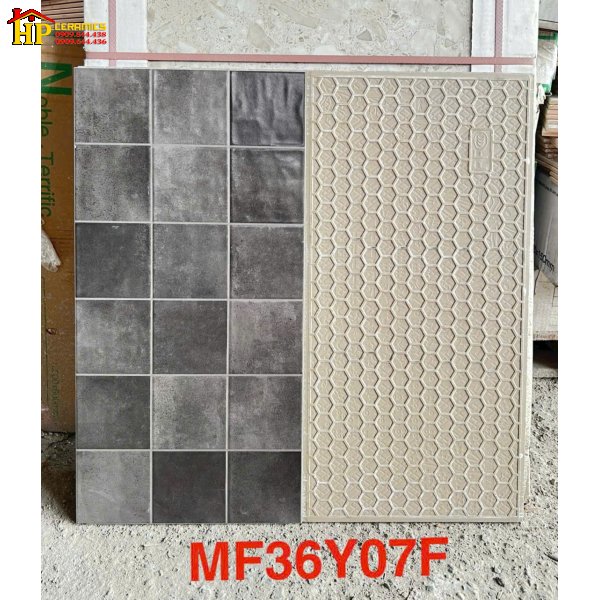 GẠCH TRANG TRÍ 30X60 Ô VUÔNG XÁM LOANG 36Y07F CAO CẤP GIÁ RẺ