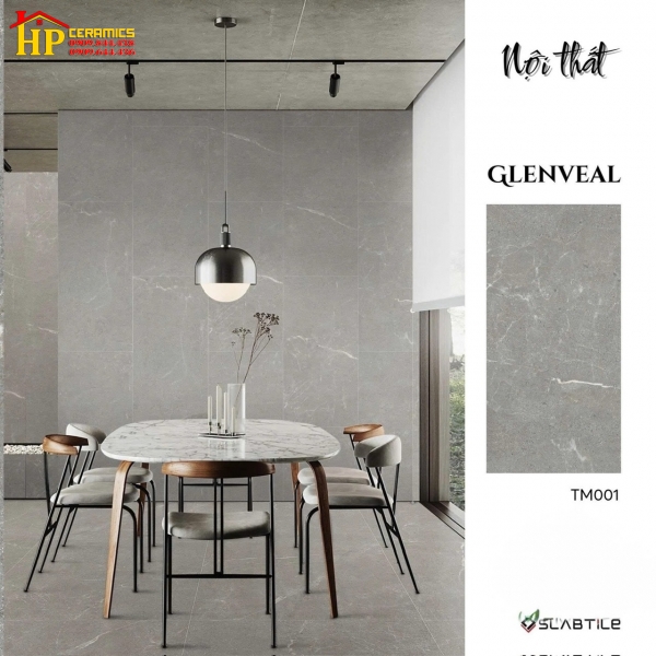 GẠCH LÁT NỀN 60X120 VÂN ĐÁ XÁM XI MĂNG TM001D62 CAO CẤP GIÁ RẺ