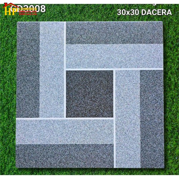 GẠCH LÁT NỀN TOLEL 30X30 HOA VĂN CHÔNG CHỐNG XÁM ĐẬM LỢT GD3008 CAO CẤP GIÁ RẺ